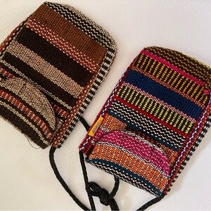 Colorful Woven Crossbody Bags